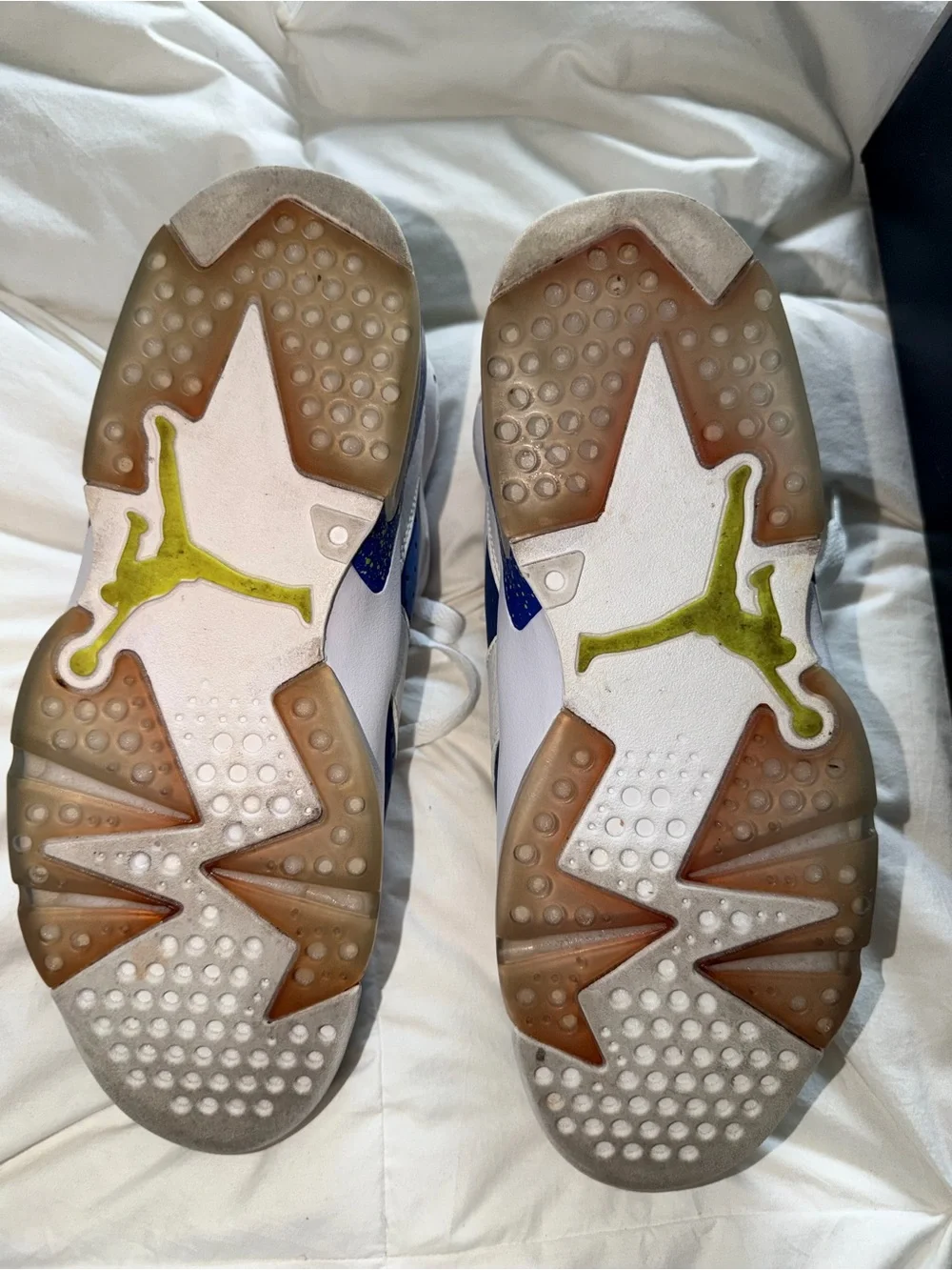 Air Jordan 6 Retro Low Insignia Blue Ghost Green Men’s 8.5
